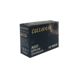 Collapsar 8-Gram Nitrous oxide for food N2O Whip Cream Chargers, 24Packs, 600pcs per Carton